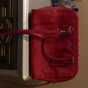 Coach handbag (red color)